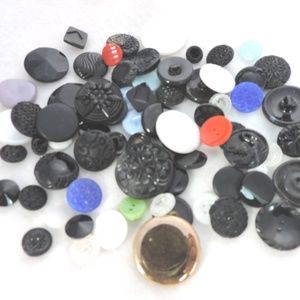 Vintage Glass Buttons from Czechoslovakia